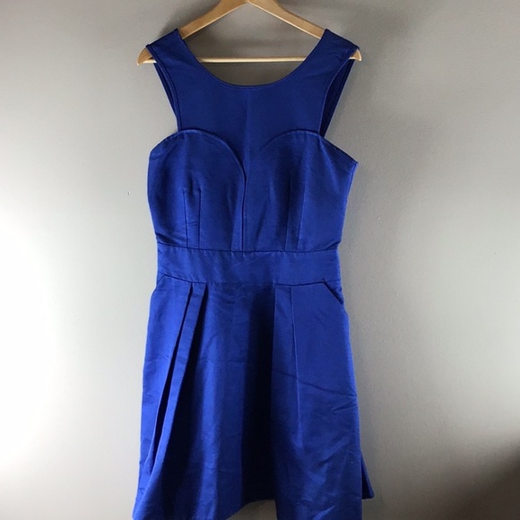 Reiss Dresses & Skirts - Reiss Royal Blue Fit-and-Flare Mini Dress